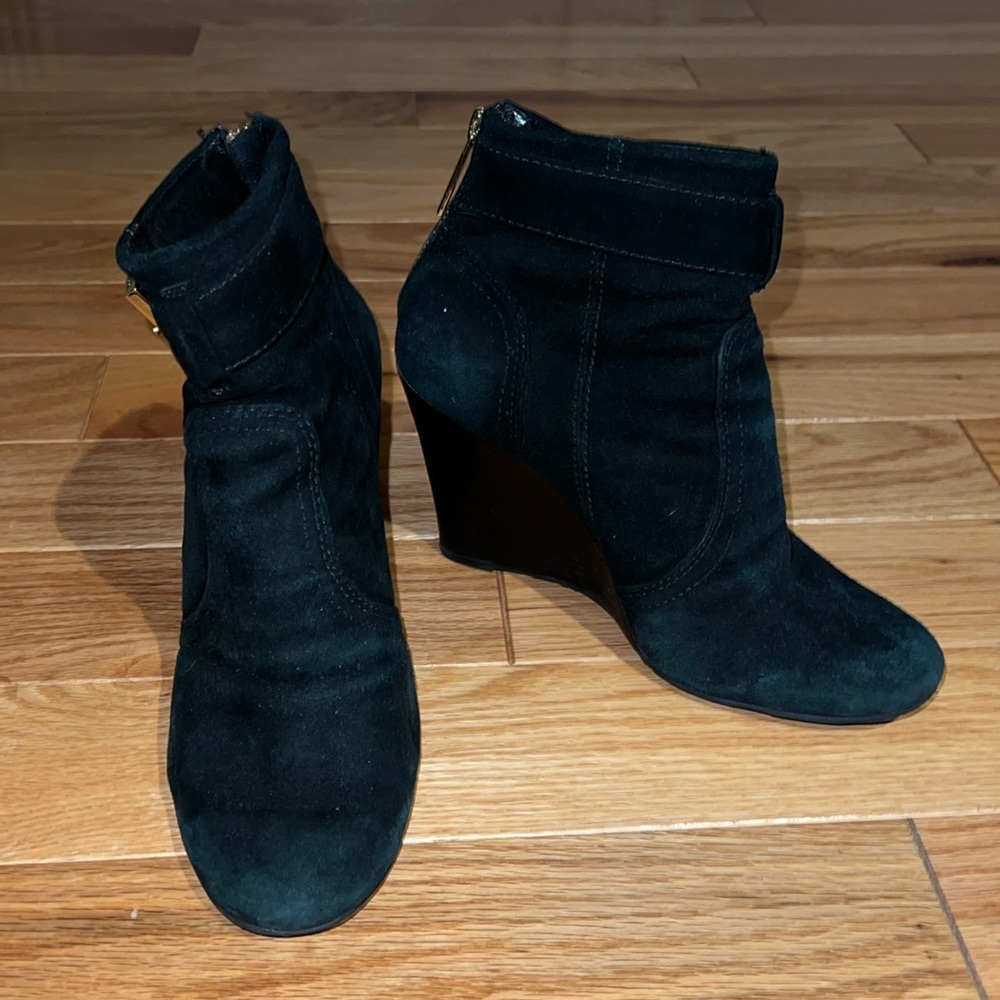 Tory Burch wedge booties in black size 37 (7)